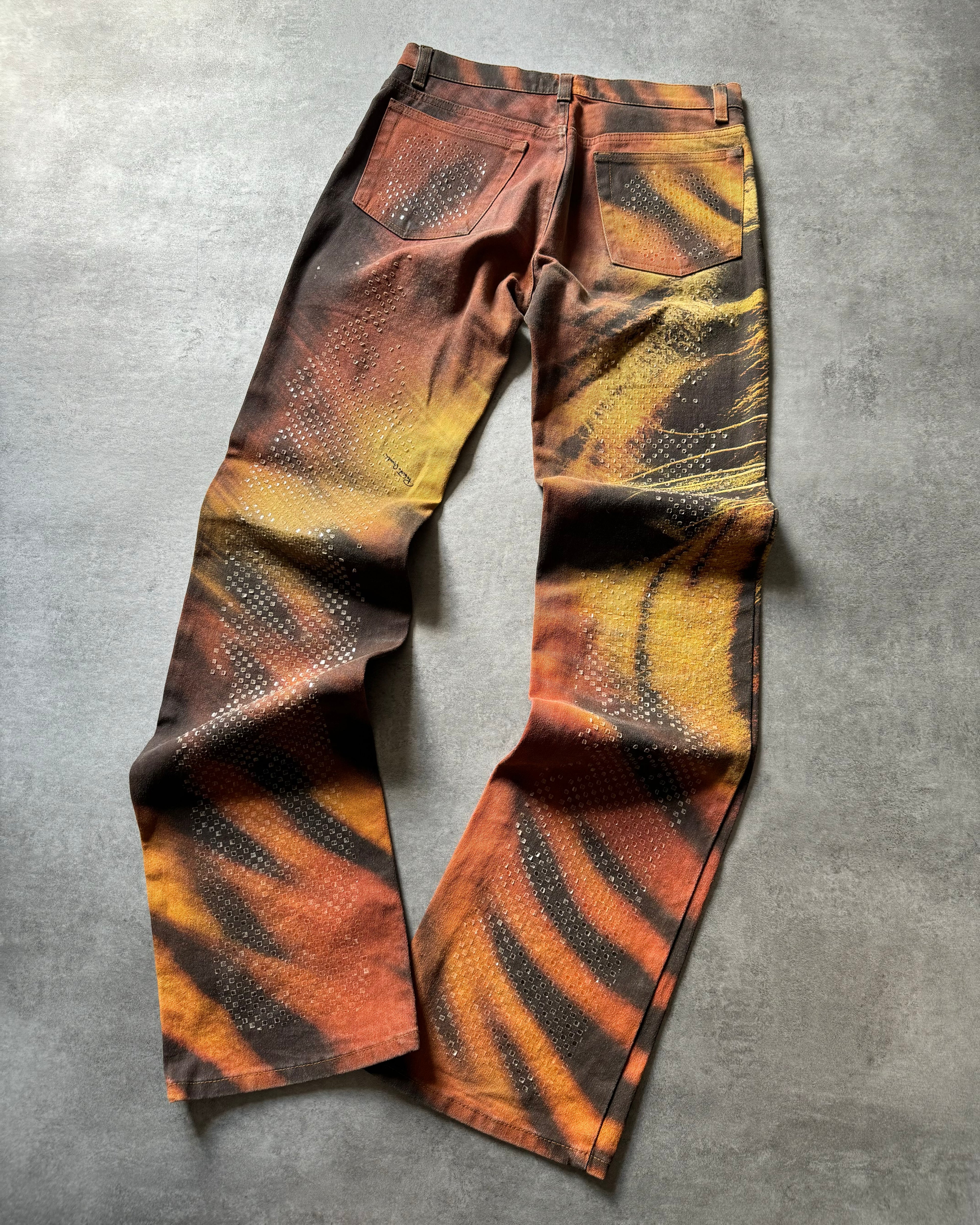 FW2000 Roberto Cavalli Savage Tiger Pants (S) - 3