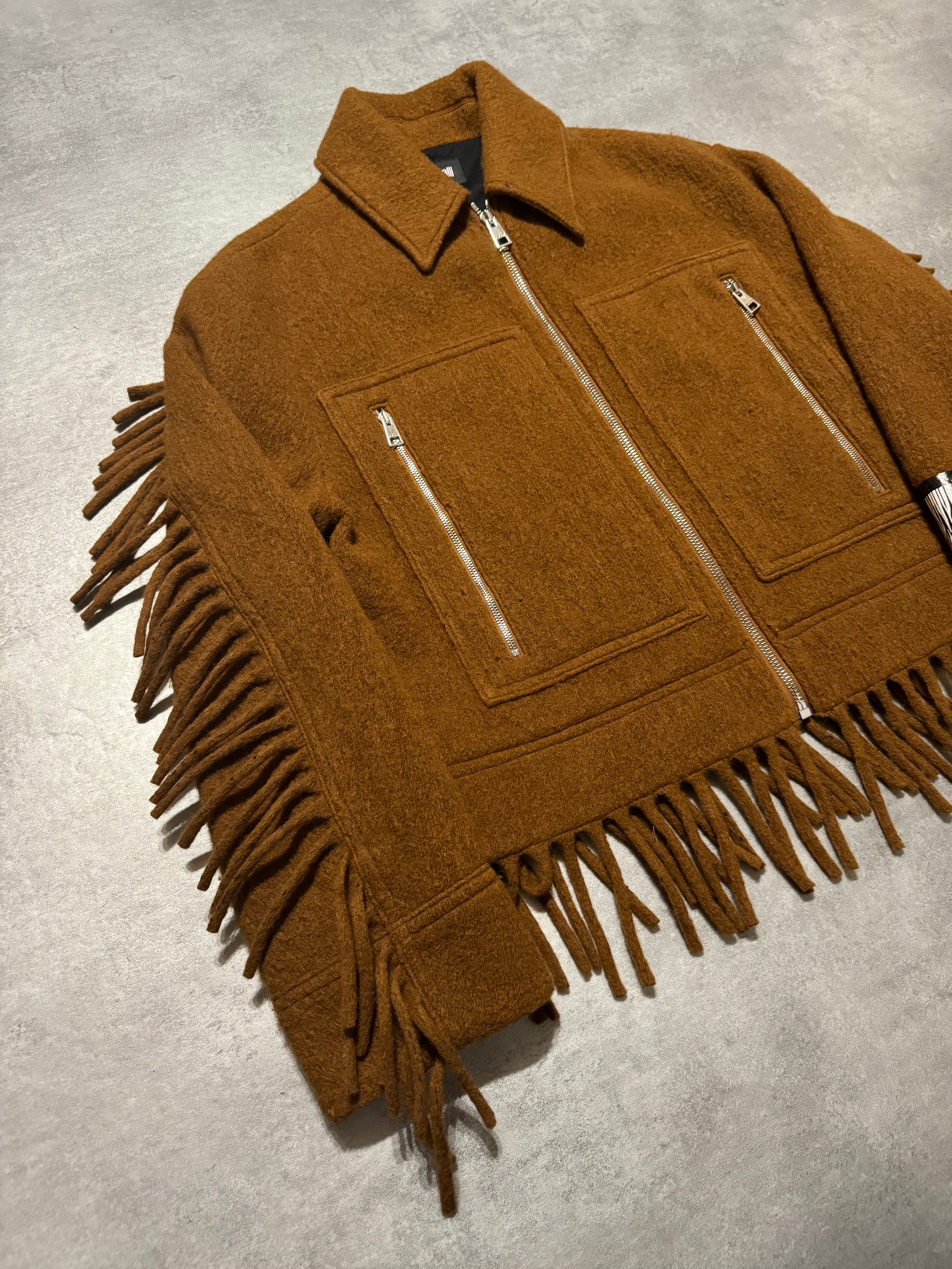 AW2021 Cavalli Cow-Boy Farwest Camel Coach Jacket (L) - 12