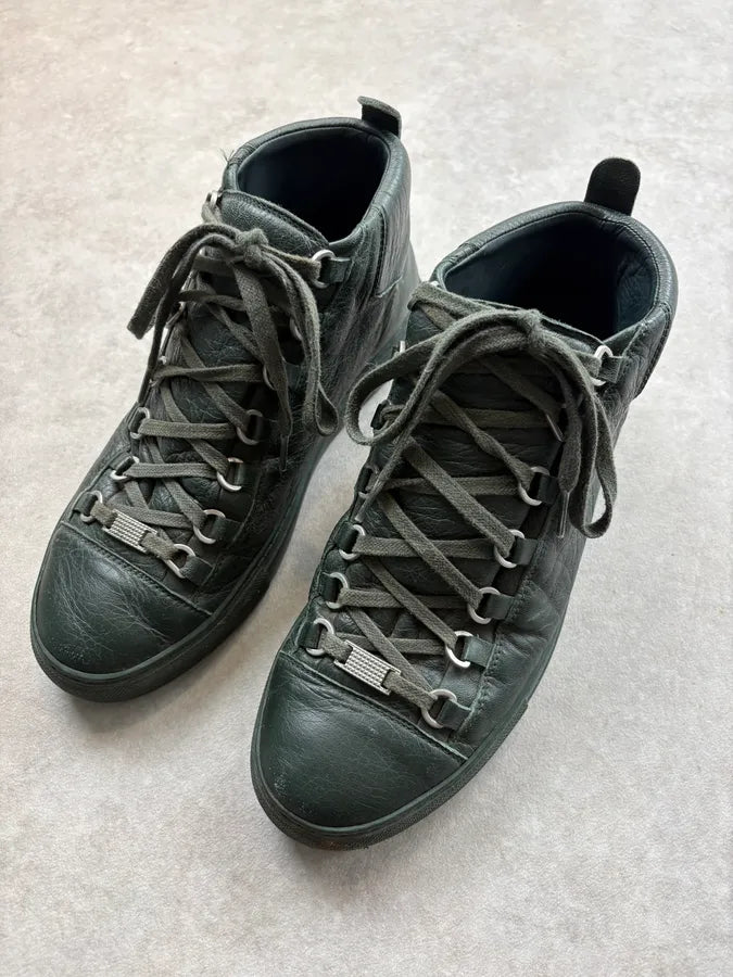 Balenciaga Arena Green High Top Sneakers vjjNgSo 2