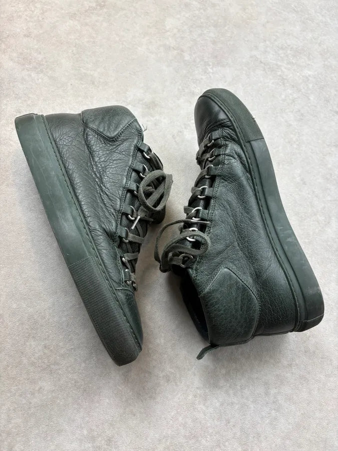 Balenciaga Arena Green High Top Sneakers vjjNgSo 5