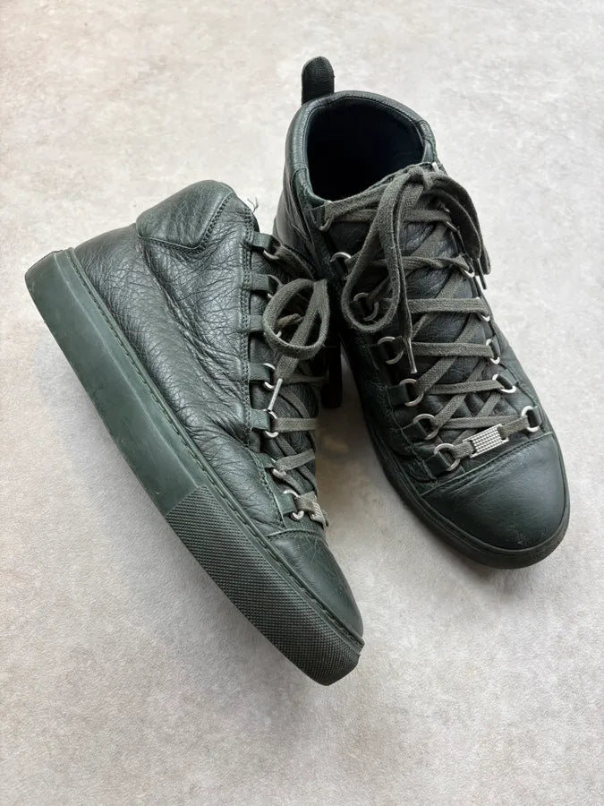Balenciaga Arena Green High Top Sneakers vjjNgSo 4