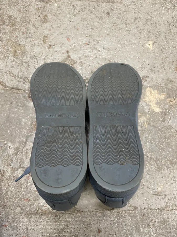 Balenciaga Arena Baby Blue Low Leather Shoes hcjDyLV 7