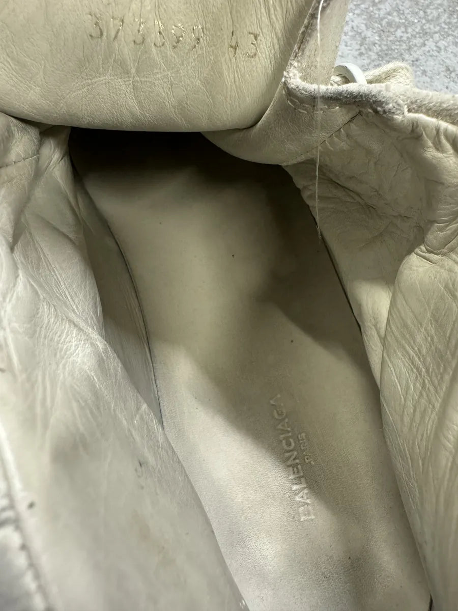 Balenciaga Arena Black & Grey Gradient Varnished Leather High Sneakers EdCjtJp 8