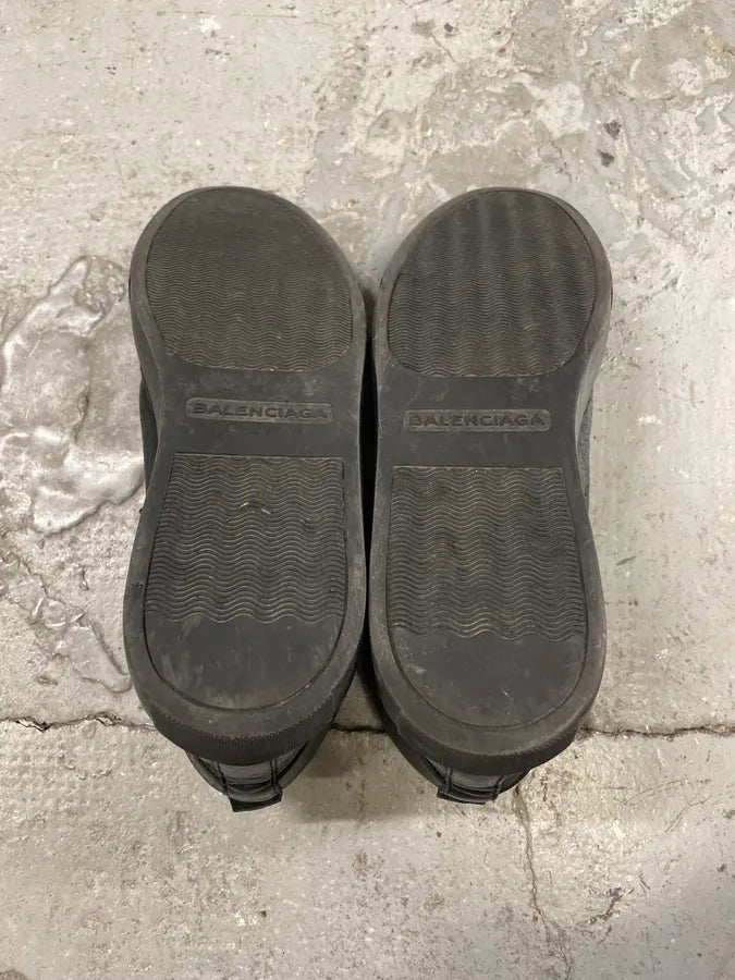 Balenciaga Arena Black High Leather Shoes (43.5eu/us9.5) 7
