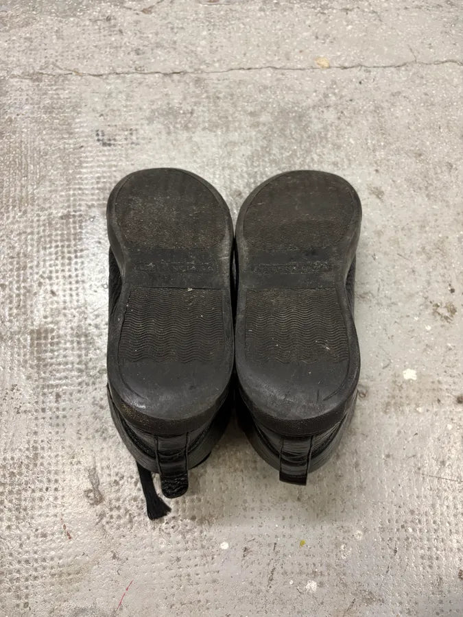 Balenciaga Arena Black High Leather Sneakers (40.5eu/us7.5) FkUjzje 7