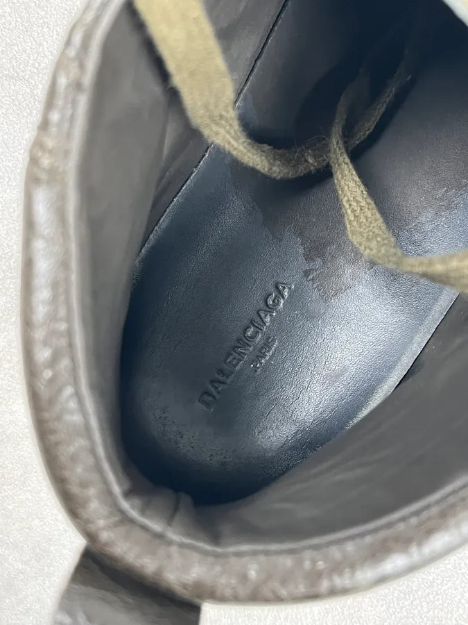Balenciaga Arena Black High Leather Sneakers WbpsJDw 7