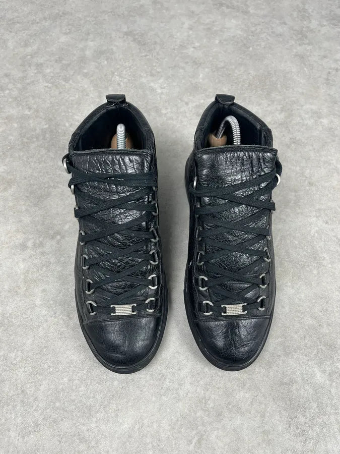 Balenciaga Arena Black High Leather Sneakers WbpsJDw 1