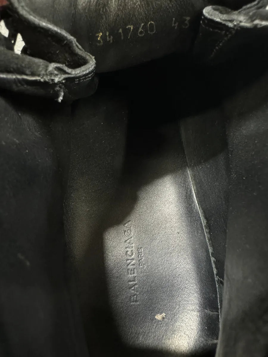 Balenciaga Arena Black High Suede Leather LmbtgMX 10