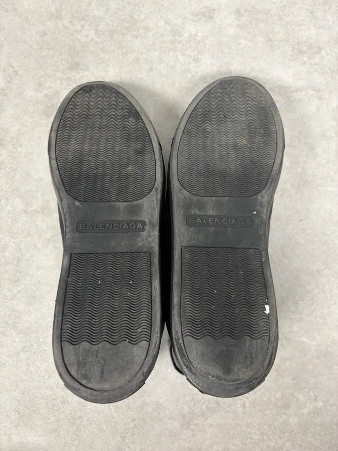 Balenciaga Arena Black High Leather Sneakers UfhovZO 9