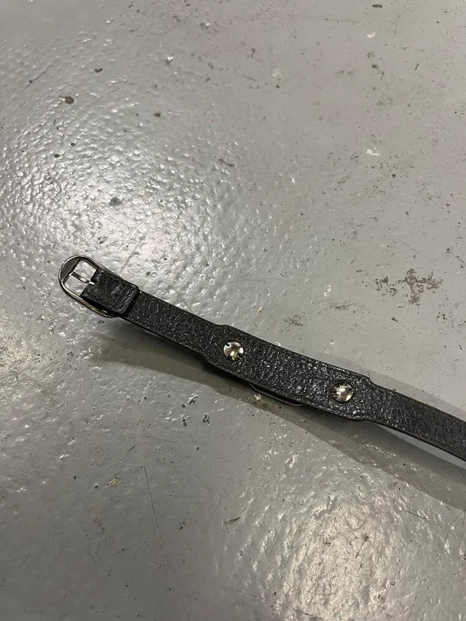Balenciaga Arena Black Leather Bracelet cdfNRKO 7