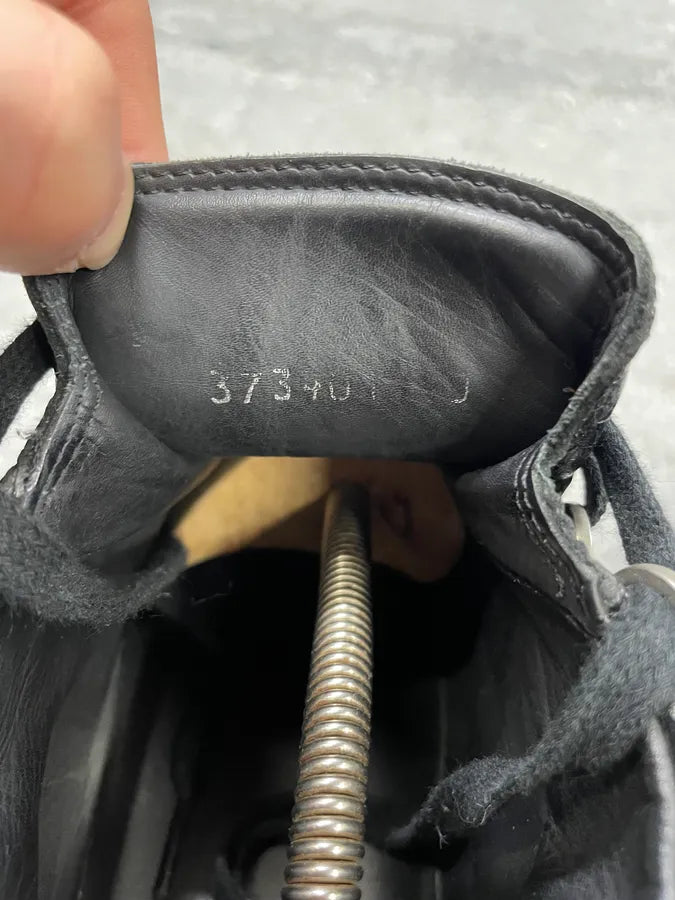 Balenciaga Arena Black Leather High Shoes (41.5eu/us8) 8