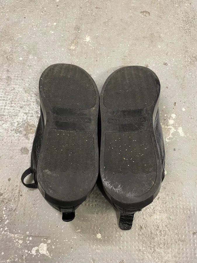 Balenciaga Arena Black Leather High Shoes (42.5eu/us9) 7