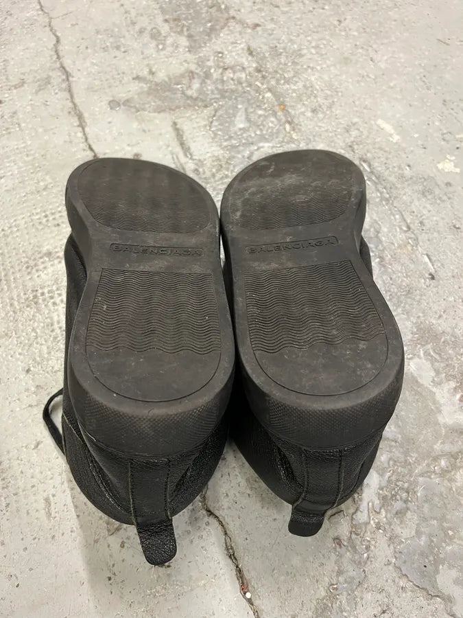 Balenciaga Arena Black Leather High Sneakers qJskkHd 7