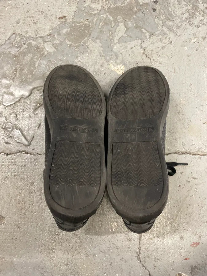 Balenciaga Arena Black Leather Low Shoes (42.5eu/us9) 7