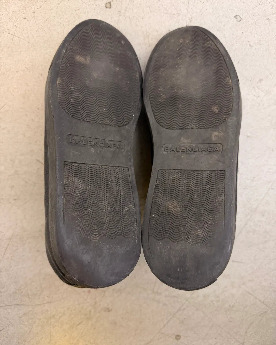 Balenciaga Arena Black Leather Sneakers gJCrTec 6