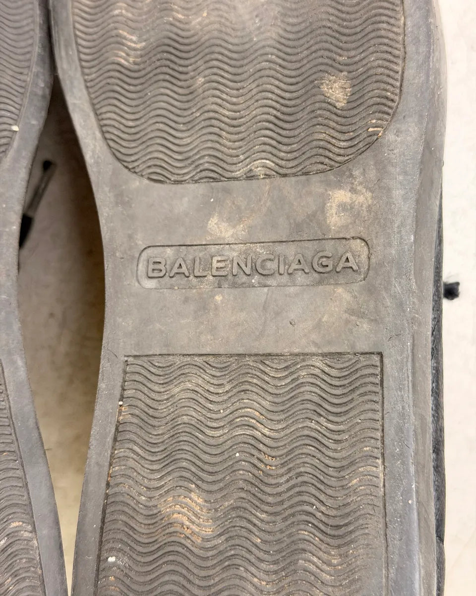 Balenciaga Arena Black Leather Sneakers gJCrTec 7