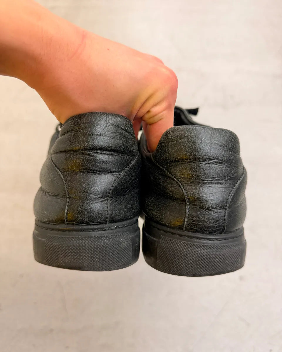 Balenciaga Arena Black Leather Sneakers gJCrTec 8