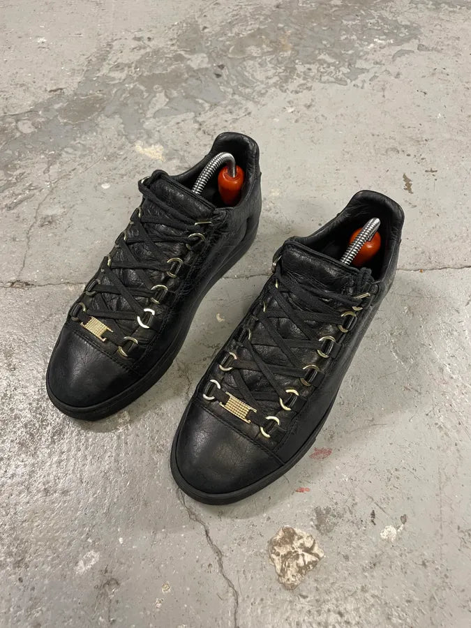 Balenciaga Arena Black Low Leather Gcrvdlz 2