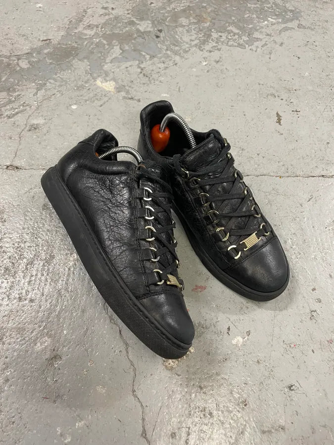 Balenciaga Arena Black Low Leather Gcrvdlz 4