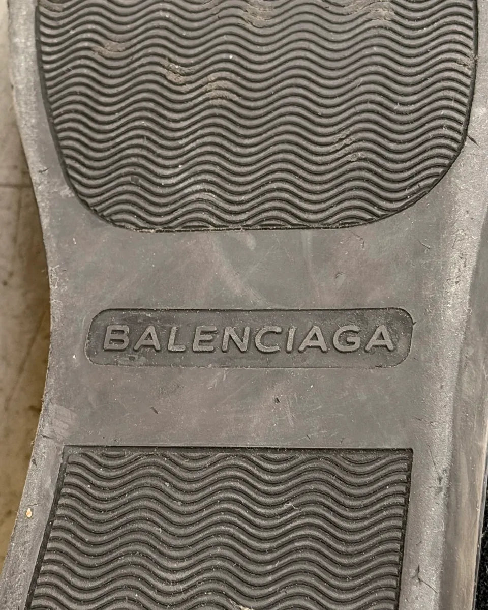 Balenciaga Arena Black Suede High Leather Sneakers avsYehx 7