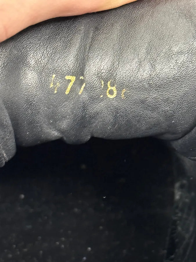 Balenciaga Arena High Black Leather Sneakers aAUWMqN 6