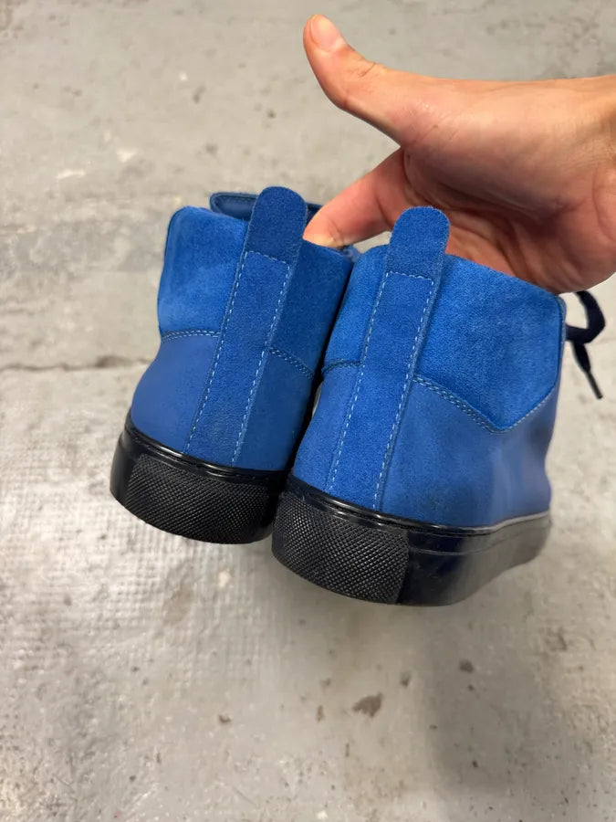 Balenciaga Arena Blue High Leather Shoes (43eu/us9.5) DmFWARU 3