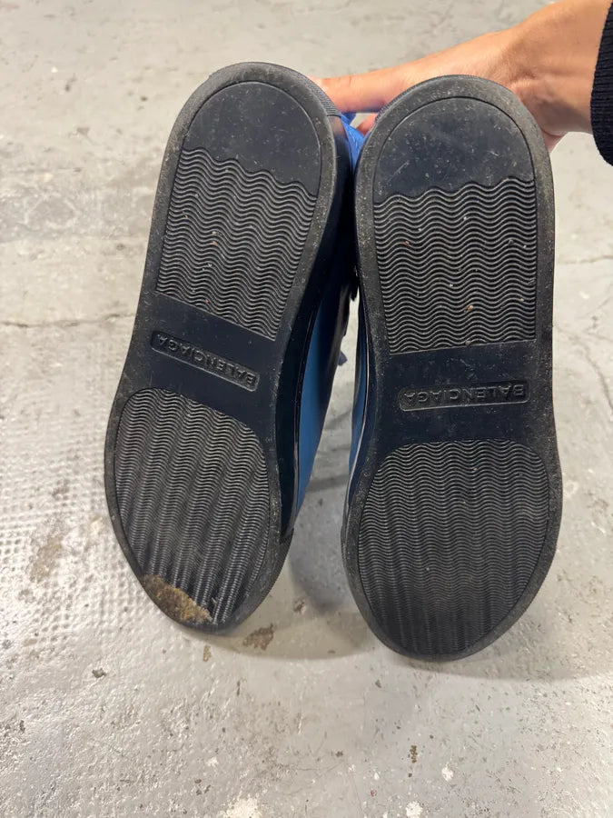 Balenciaga Arena Blue High Leather Shoes (43eu/us9.5) DmFWARU 4