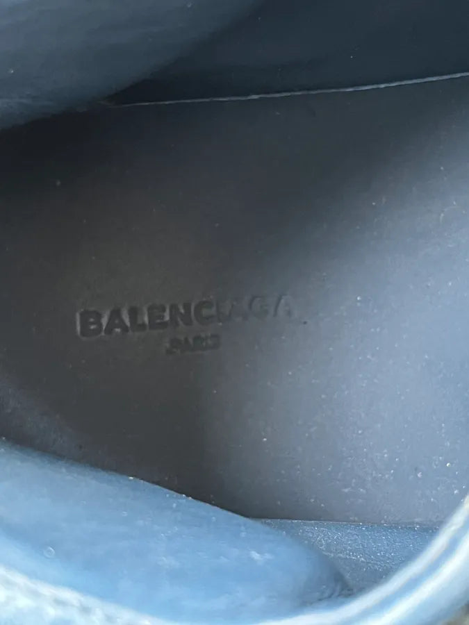 Balenciaga Arena Blue High Leather Sneakers YfhKTob 9