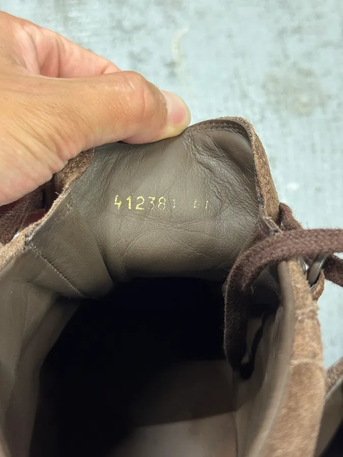 Balenciaga Arena Brown Suede Leather High Sneakers ZadFWgk 7