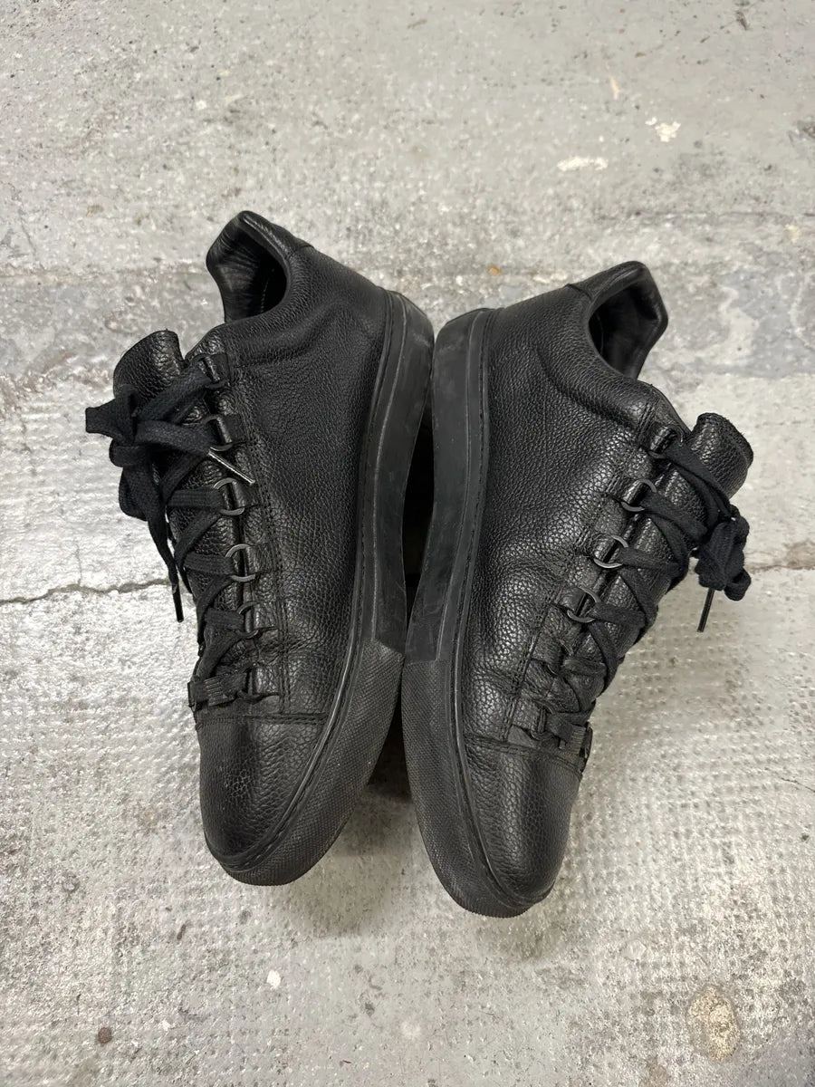 Balenciaga Arena Grained Leather Sneakers jGGEkxp 2