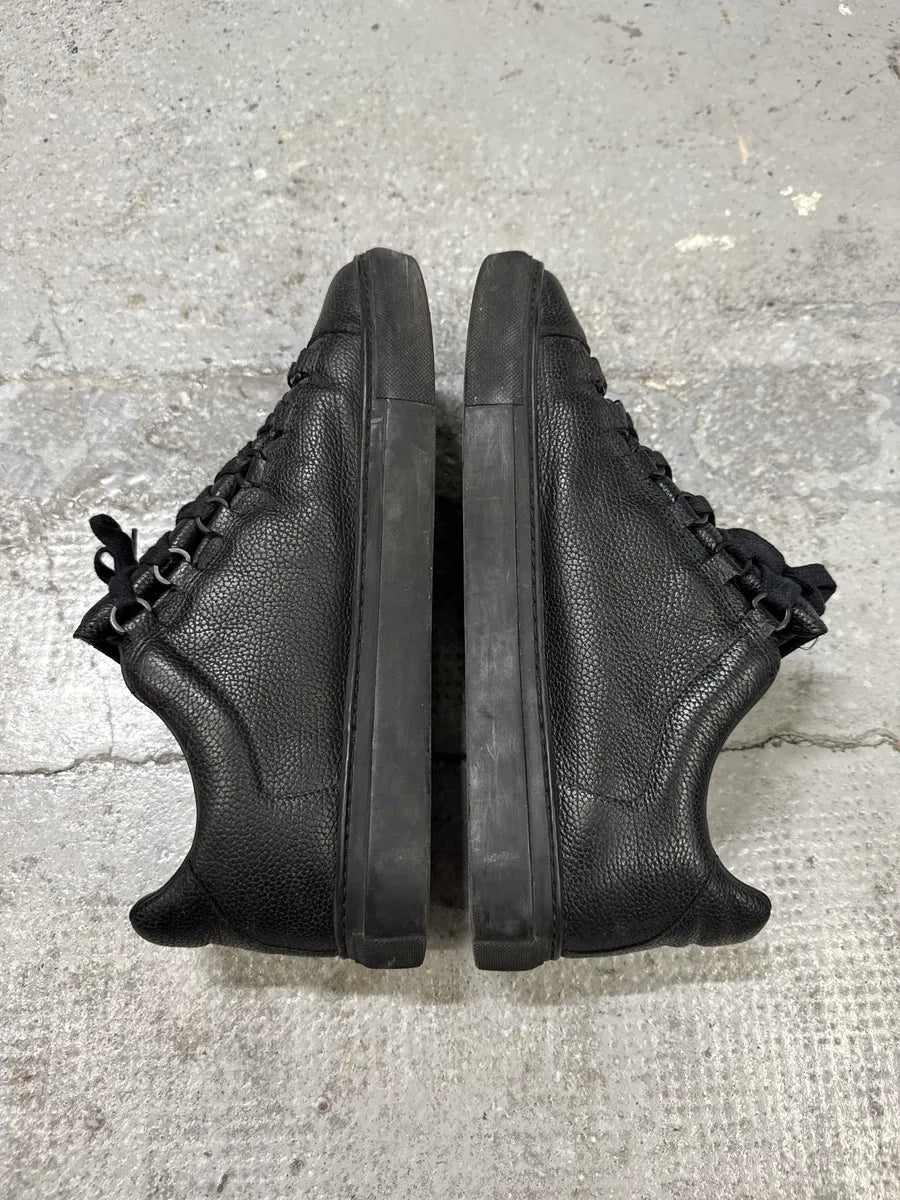 Balenciaga Arena Grained Leather Sneakers jGGEkxp 3