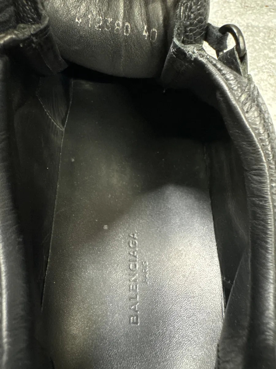 Balenciaga Arena Grained Leather Sneakers jGGEkxp 7