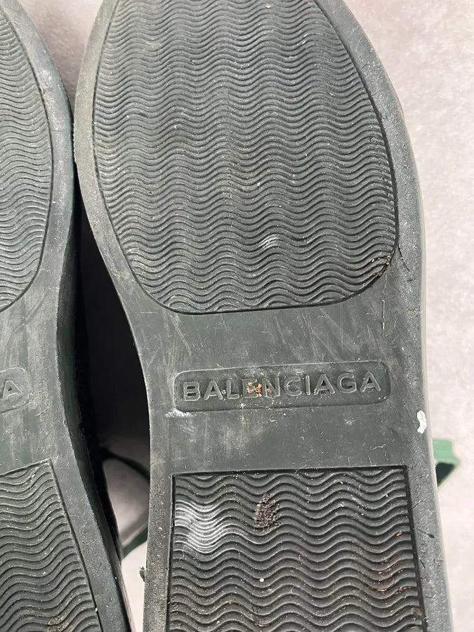 Balenciaga Arena Green High Leather Sneakers DRIAthG 7