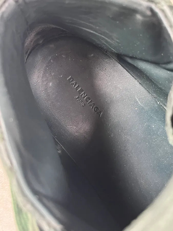 Balenciaga Arena Green High Leather Sneakers DRIAthG 9