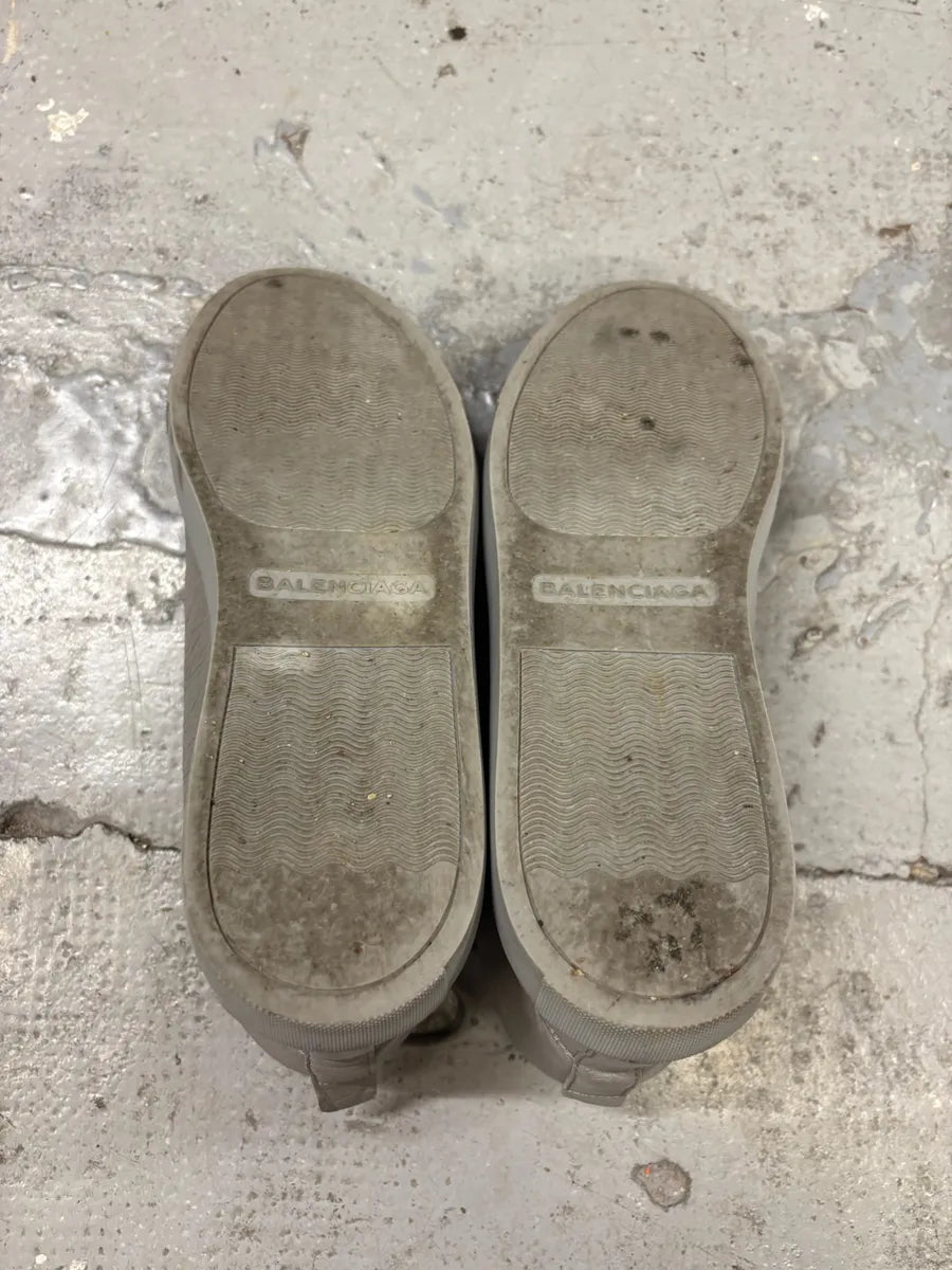 Balenciaga Arena Grey High Leather Sneakers TWlCtJz 5