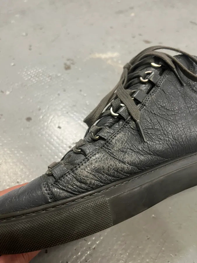 Balenciaga Arena Grey High Sneakers YpzFzeJ 4