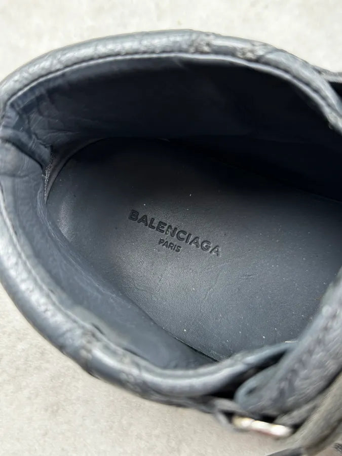 Balenciaga Arena Grey Leather High Sneakers PakMSzM 6