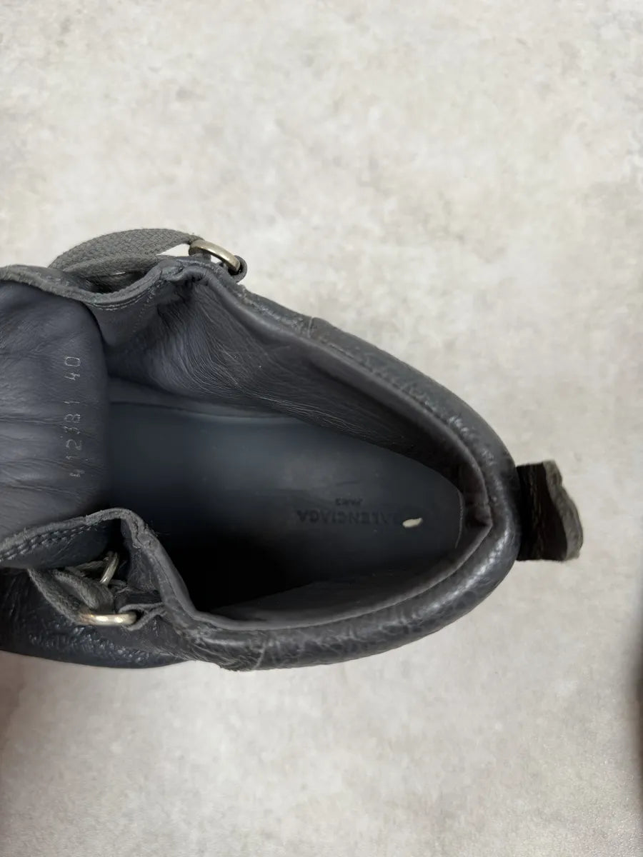 Balenciaga Arena Grey Leather High Sneakers PakMSzM 9
