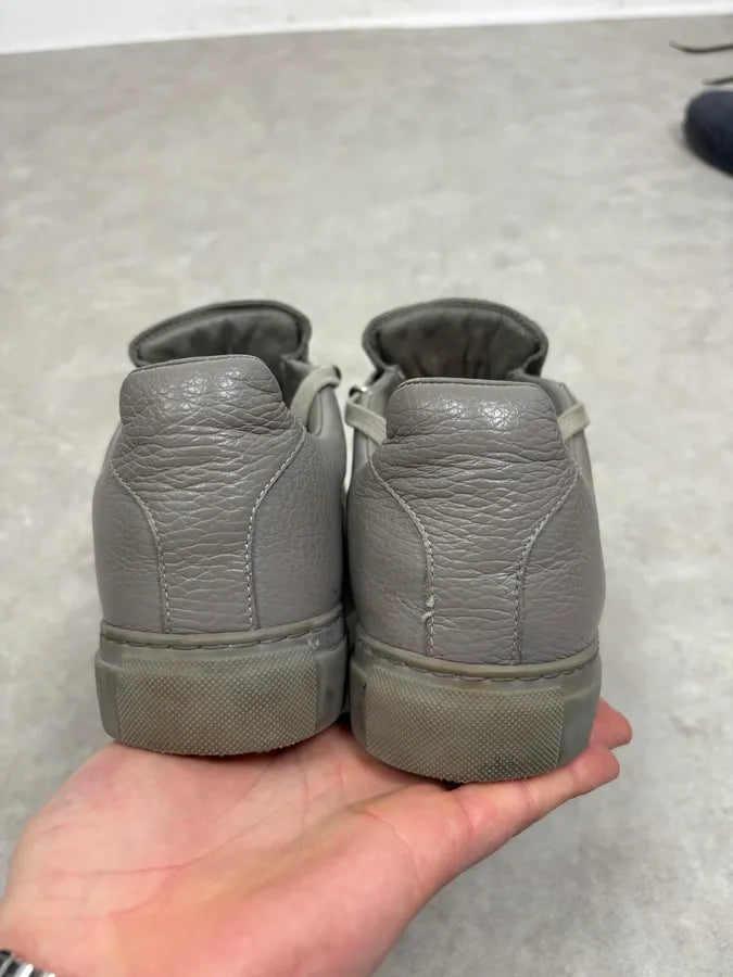 Balenciaga Arena Grey Low Leather Sneakers KfpvBln 5