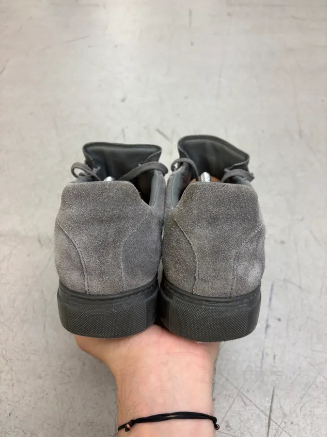 Balenciaga Arena Grey Suede Leather Low Sneakers SDVbYeY 6