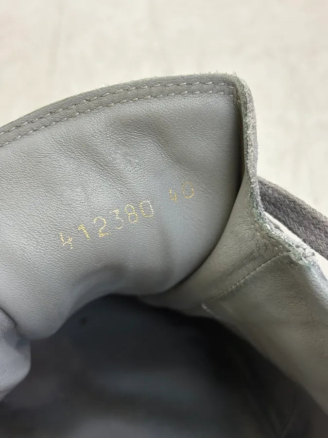 Balenciaga Arena Grey Suede Leather Low Sneakers SDVbYeY 8
