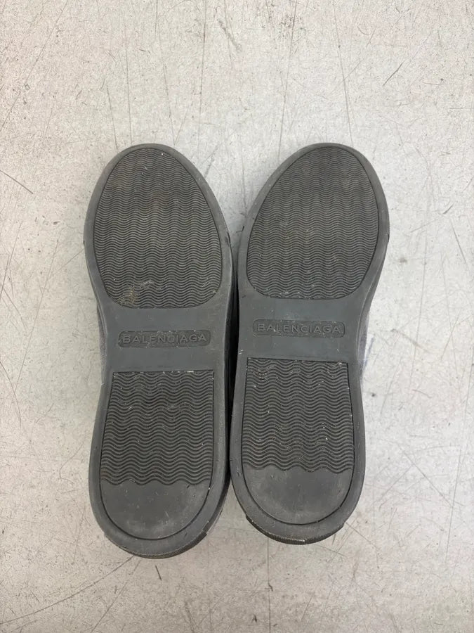 Balenciaga Arena Grey Suede Leather Low Sneakers SDVbYeY 7