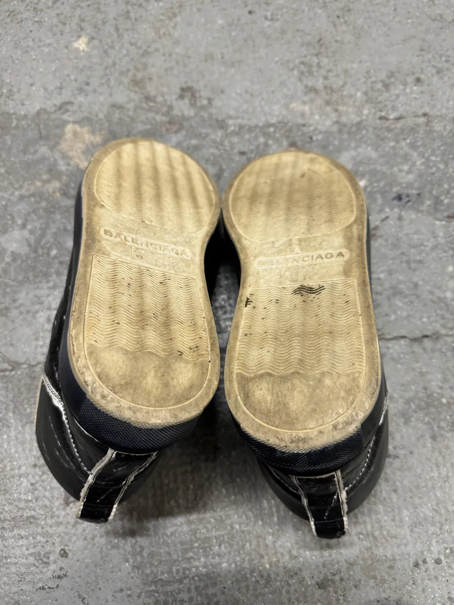 Balenciaga Arena High Black & White Leather Shoes (41.5eu/us8) 8