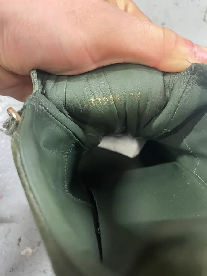 Balenciaga Arena Khaki High Leather Shoes yvgUYFY 8