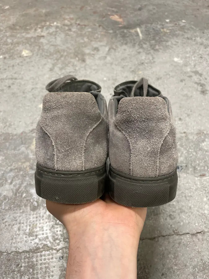 Balenciaga Arena Low Leather Grey Suede Sneakers (40.5eu/us7.5) 6