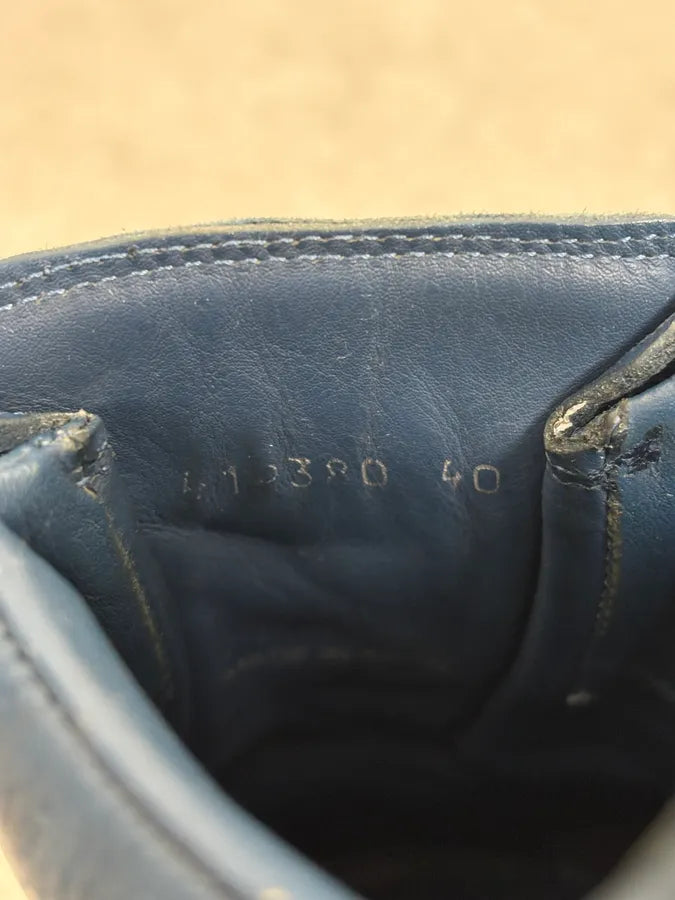 Balenciaga Arena Low Navy Leather Sneakers fEjojXS 8