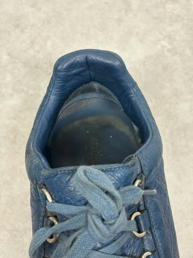 Balenciaga Arena Low Navy Leather Sneakers fEjojXS 9