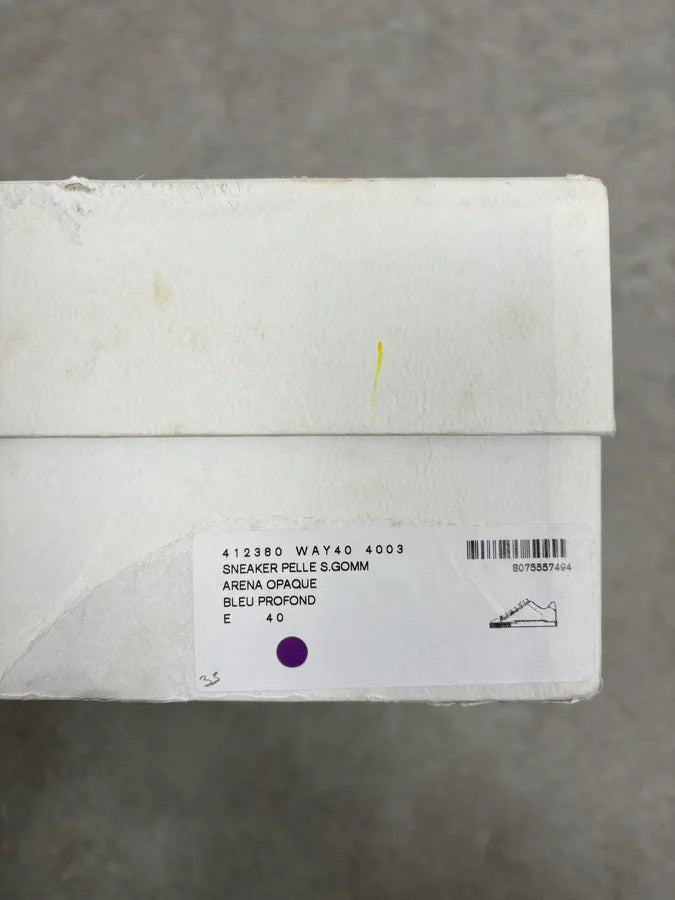 Balenciaga Arena Low Navy Leather Sneakers fEjojXS 10