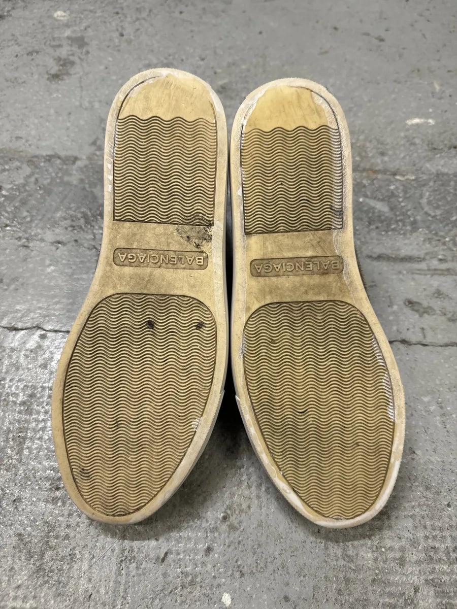 Balenciaga Arena Python Effect Leather High Top Sneakers kfAvNdu 9