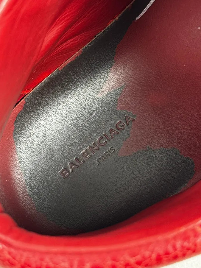 Balenciaga Arena Red High Leather Sneakers DrhlbEa 7